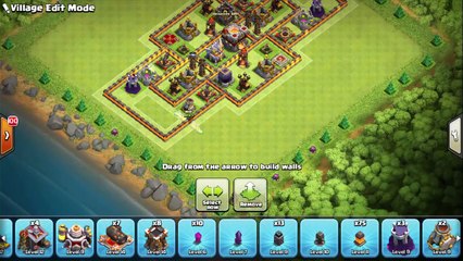 TOWN HALL 11 TROPHY BASE 2016 WITH BOMB TOWER #4