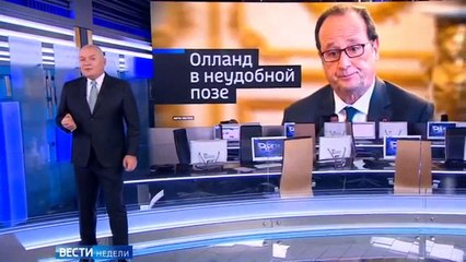 Un célèbre présentateur de la TV russe accuse Hollande "d'ingratitude"
