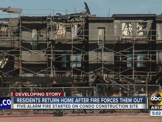 Residents near Gilbert fire allowed to return home