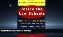 FAVORIT BOOK Inside the Law Schools: A Guide by Students for Students (Goldfarb, Sally F//Inside