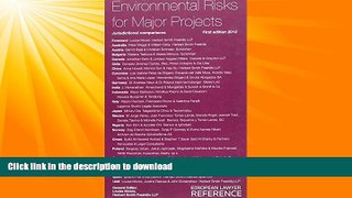 FAVORITE BOOK  Environmental Risks for Major Projects  BOOK ONLINE