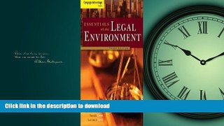 FAVORIT BOOK Cengage Advantage Books: Essentials of the Legal Environment 3th (third) edition READ