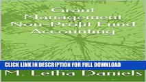 [PDF] Grant Management Non-Profit Fund Accounting: For Federal, State, Local and Private Grants
