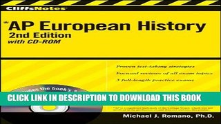 [PDF] CliffsNotes AP European History with CD-ROM, 2nd Edition (Cliffs AP) Popular Online