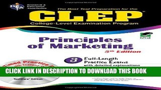 [PDF] CLEP Principles of Marketing w/ CD-ROM (CLEP Test Preparation) Full Online