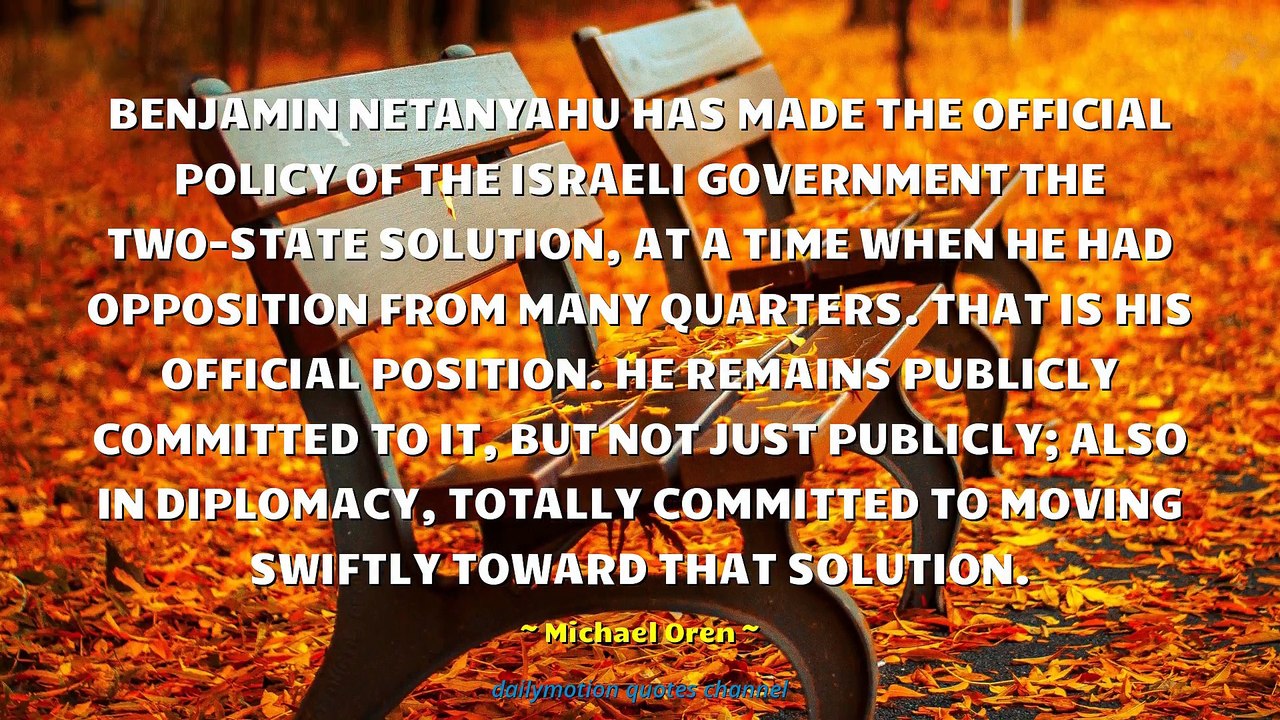 Michael Oren Quotes