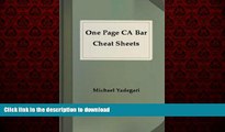READ ONLINE One Page Bar   Law School Cheat Sheets - CONTRACTS READ PDF BOOKS ONLINE