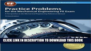 [PDF] Practice Problems for the Mechanical Engineering PE Exam, 13th Ed (Comprehensive Practice