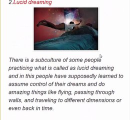 Interesting Facts About Dreams