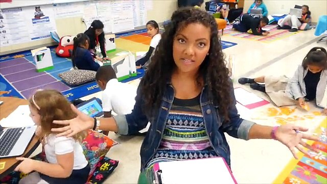 No desks? No chairs? No problem for Winterfield second-graders