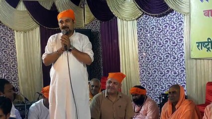 दिलीप पाण्डे ने राष्ट्रिय वाल्मीकि मंदिर, दिल्ली में सभी को सम्भोदित किया, महर्षि वाल्मीकि से देश की और सेवा कर सकें