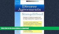 FAVORIT BOOK Divorce Agreements Simplied, book w/cd (Law Made Simple) READ EBOOK