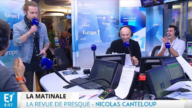 Quand Julien Doré, le vrai, s'invite avec Canteloup face à Juppé