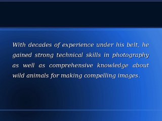 Darnell L Hinton Is An Enthusiastic Wildlife Photographer