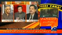 PTI's Hamid Khan dismisses Talat hussain's claim that PTI will block Islamabad Pindi airports & railway stations
