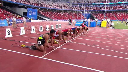 Athletics Men's 100m Final (Day 4 afternoon) _ 28th SEA Games Singapore 2015-wU6jsUcXINw