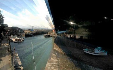 24h de timelapse avec les marées