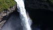 Chute d'eau magnifique et incroyable : Helmcken Falls
