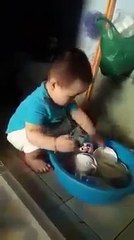 I always help my sweet mother