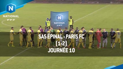 J10 : SAS Épinal - Paris FC (0-0), le résumé