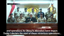 Iraqi forces launch battle to liberate Mosul from IS