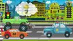 Holownik i wóz strażacki Animacje dla dzieci | Samochody i pojazdy bajka o maszynach