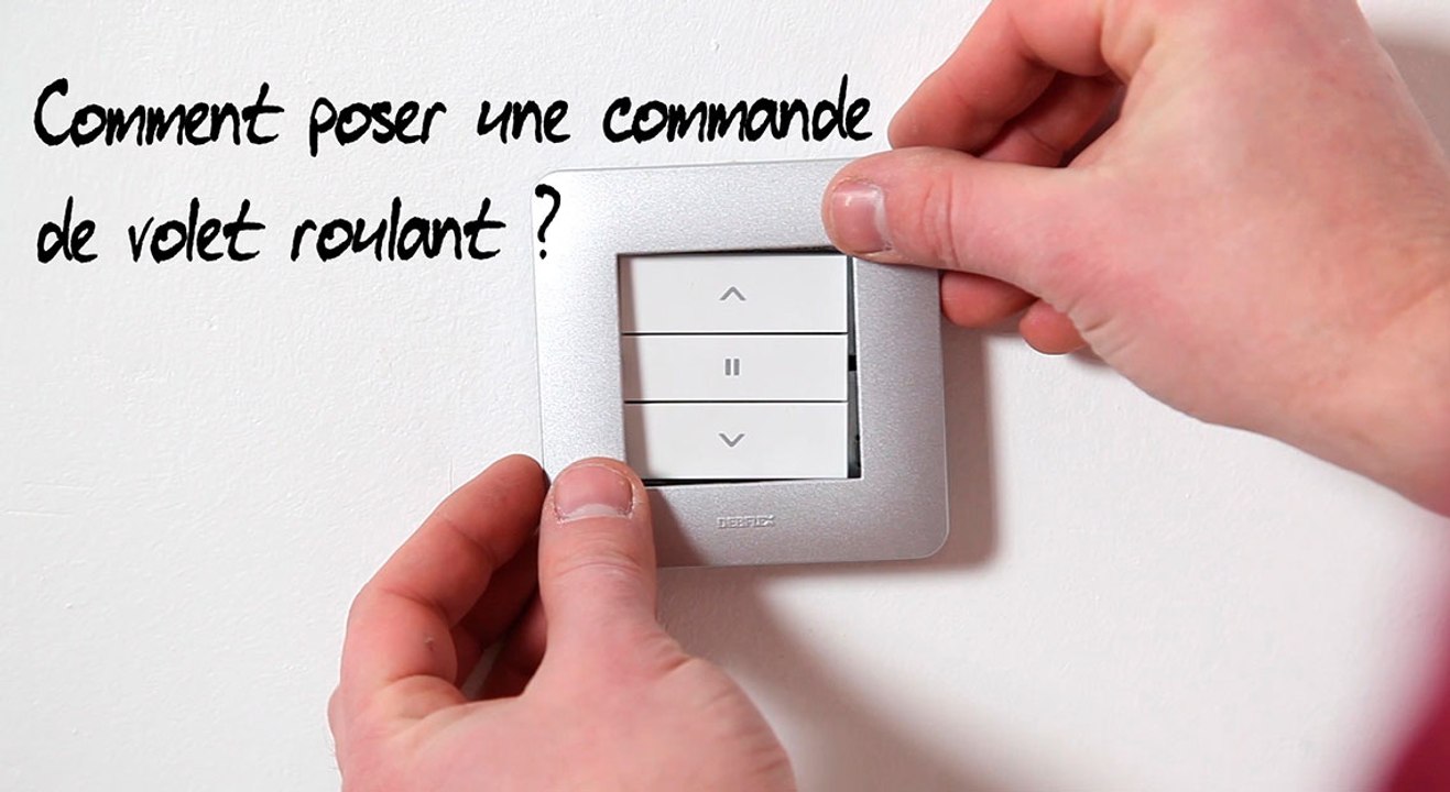 Comment poser une commande de volet roulant ?