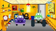 The Orange Racing Car Adventures - Race in the City. Cars Cartoons for kids