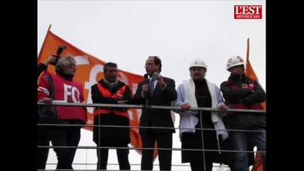 Florange François Hollande  : "je suis venu vous dire"