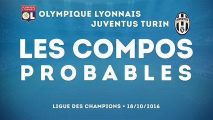 Скачать видео: OL - Juventus : les compositions probables !