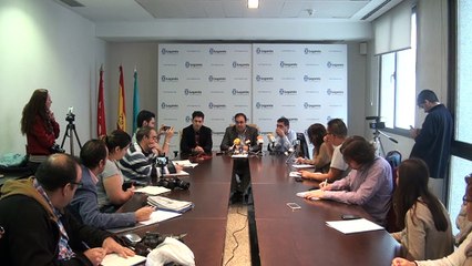 Rueda de prensa del alcalde de Leganés del 18 de octubre de 2016