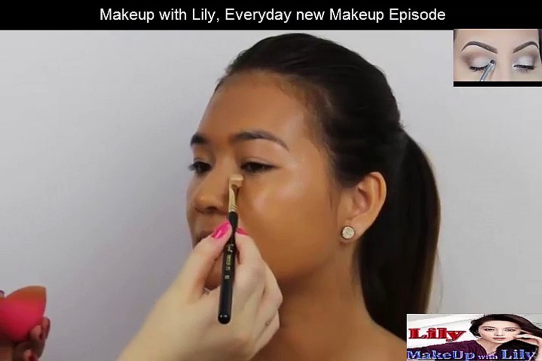 Lily Makeup Episode 51, Neutral Smokey Eye and Winged Liner for Asian