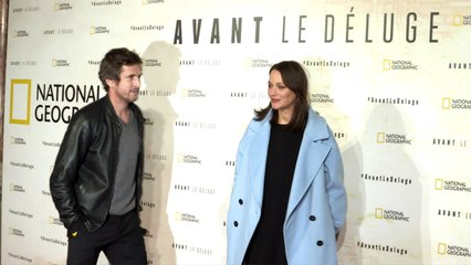 Climat: Di Caprio présente son film "Avant le déluge" à Paris