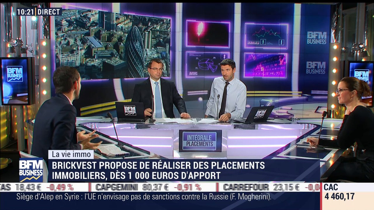 La vie immo: Placements immobiliers: BrickVest réduit le ticket d'entrée à 1 000 euros - 17/10