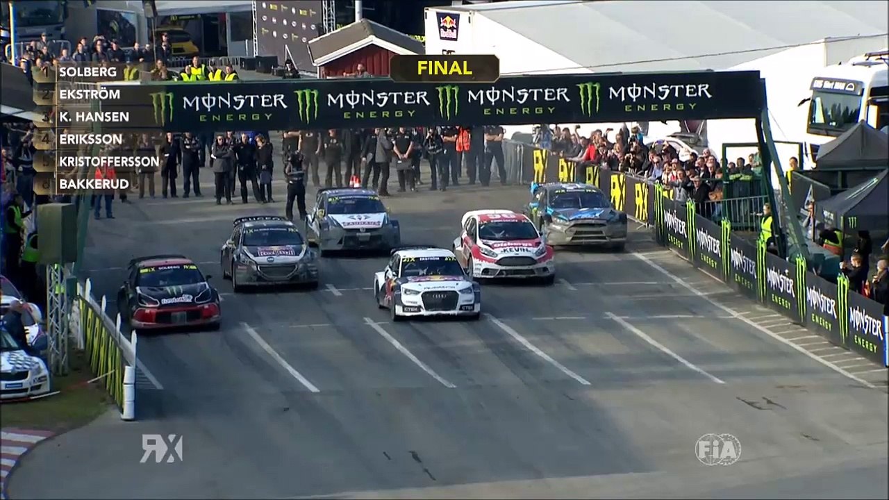 World RX 2016 - Kevin Eriksson epic move first corner