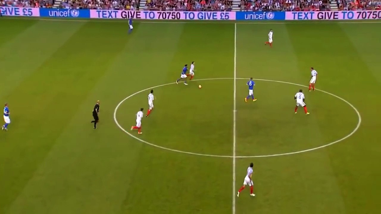Ronaldinho's Spectacular Double Nutmeg vs England