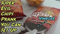 Super Evil Chips Prank You Can Do At Home - HOW TO PRANK (Evil Booby Traps)