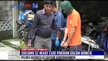 Kerap Curi Pakaian Dalam Wanita, Mahasiswa S2 Ini Rasakan Dinginnya Teralis Besi Penjara