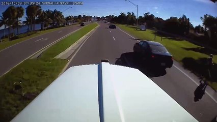 Obochechnik almost hit two pedestrians