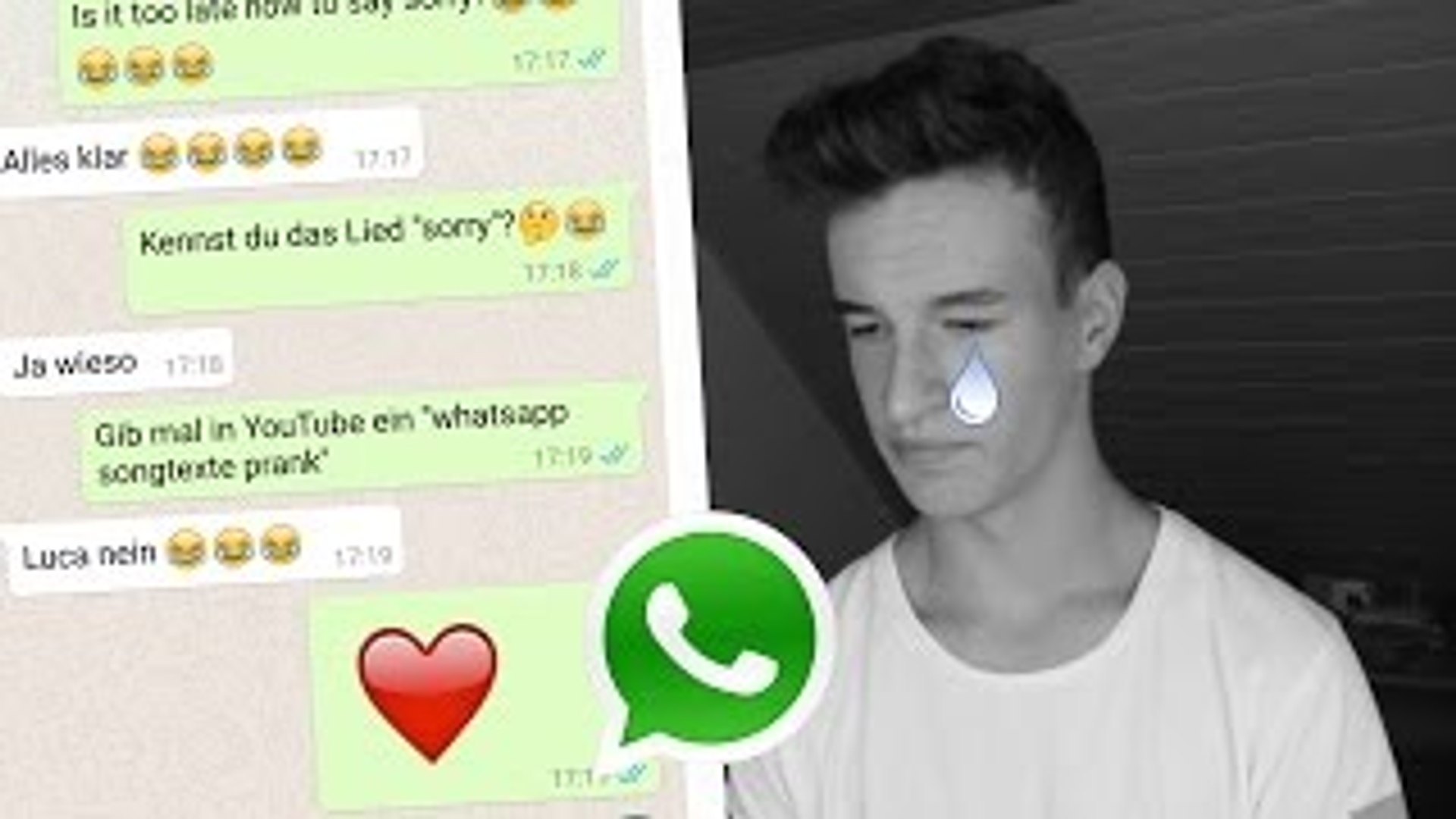 Whatsapp Songtext Prank Justin Bieber Sorry Dailymotion Video
