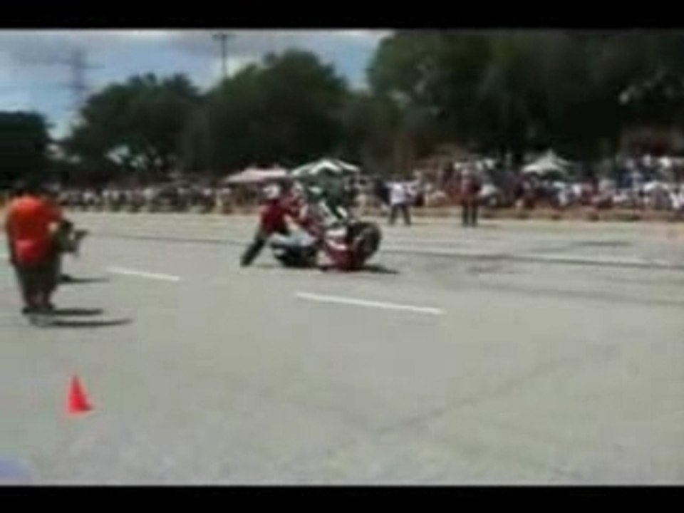 Stunt crashs