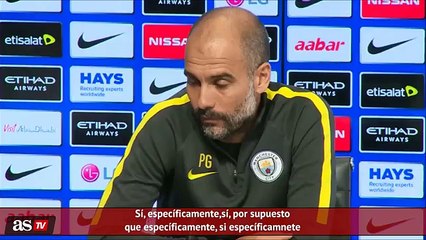 Pep y sus cosas: el escorzo y la risita malvada sobre Agüero