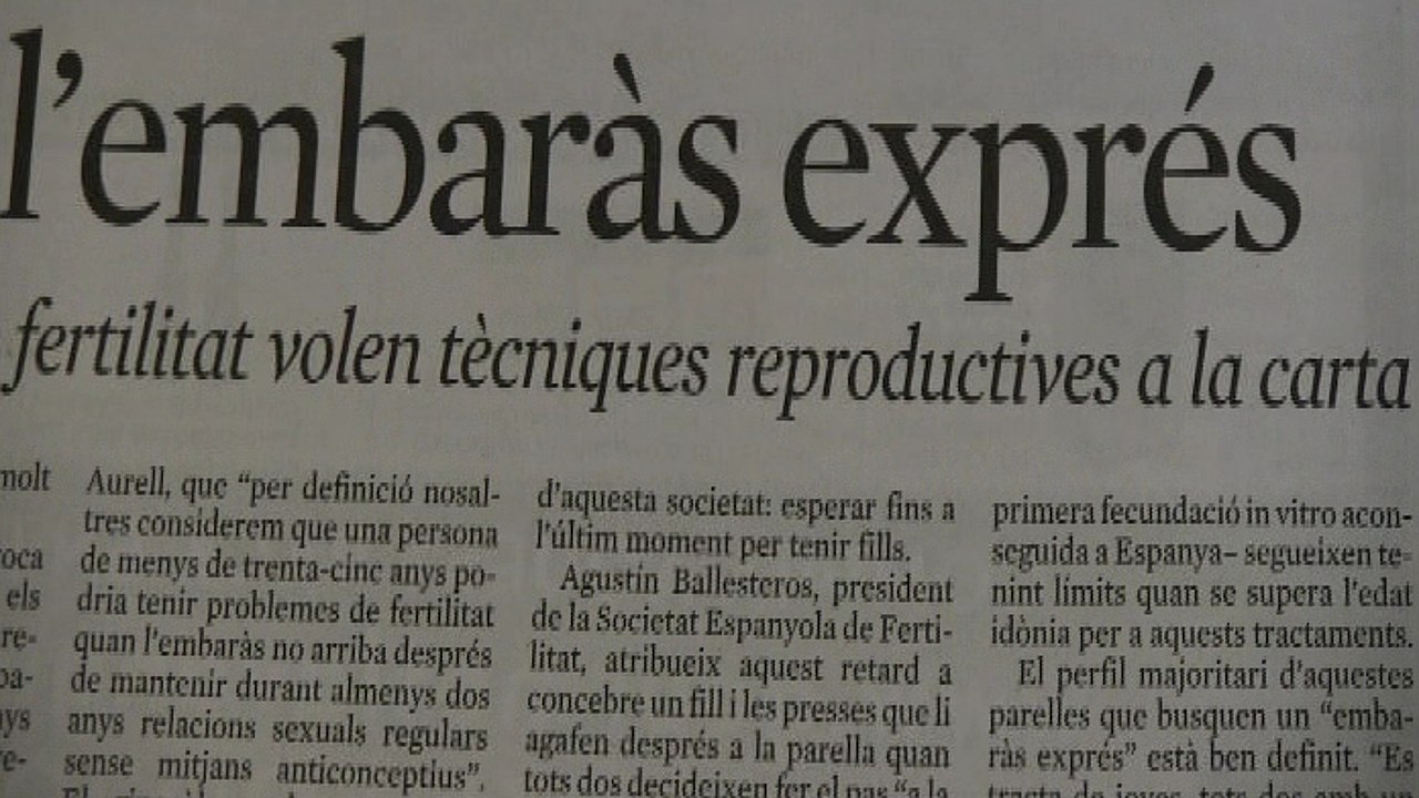 El deseo del embarazo inmediato