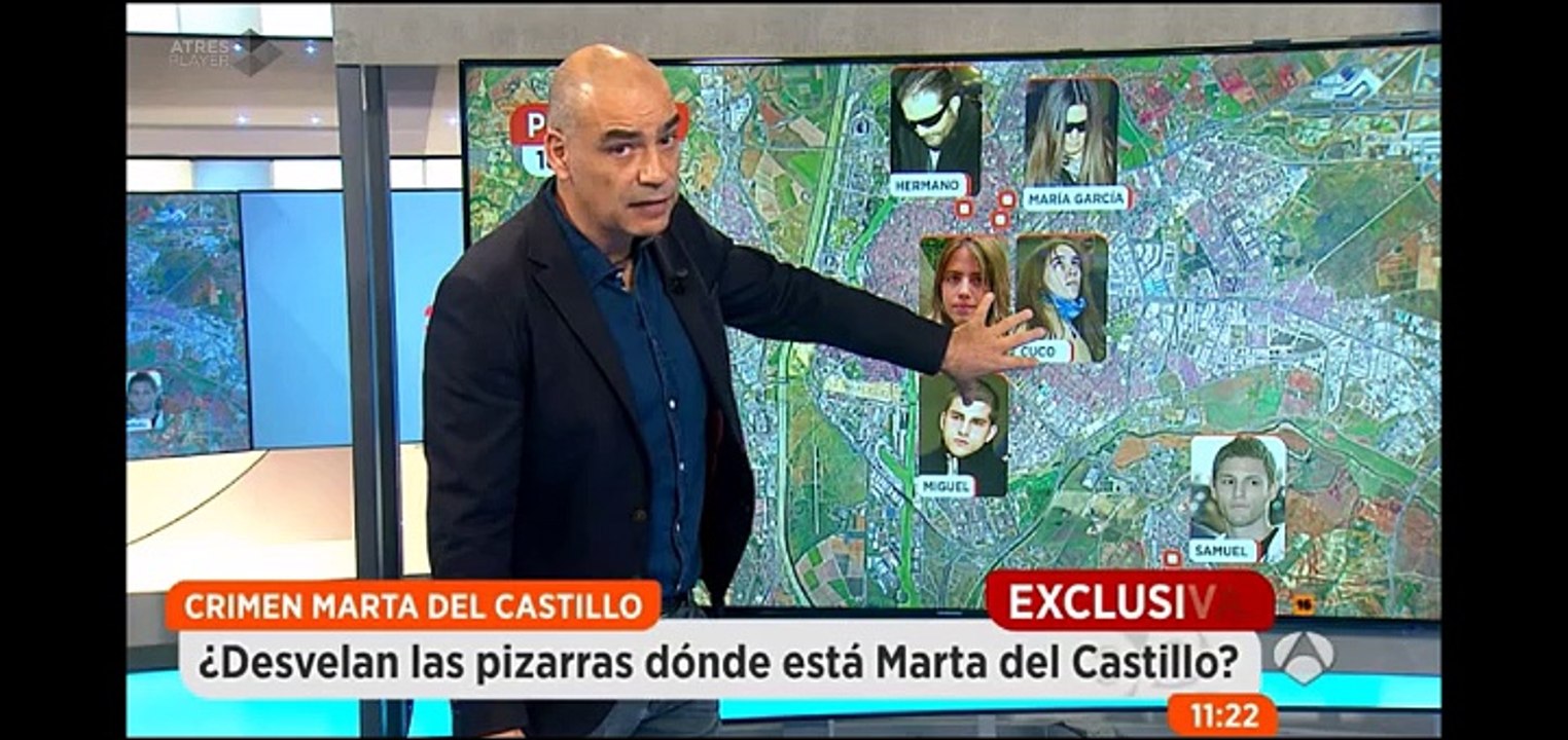Caso Marta del Castillo. A3. Espejo Público. Las pizarras de Marta #1. 2016.10.17