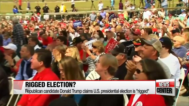 Donald Trump claims election is 'rigged,' supporters call for violence