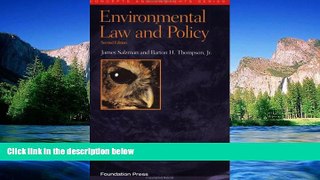 Must Have  Environmental Law and Policy, Second Edition (Concepts and Insights Series)  Premium