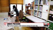 High school seniors under pressure ahead of exam day