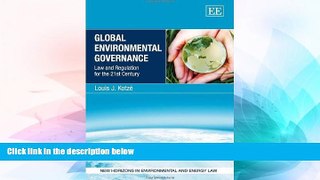 READ FULL  Global Environmental Governance (New Horizons in Environmental and Energy Law Series)