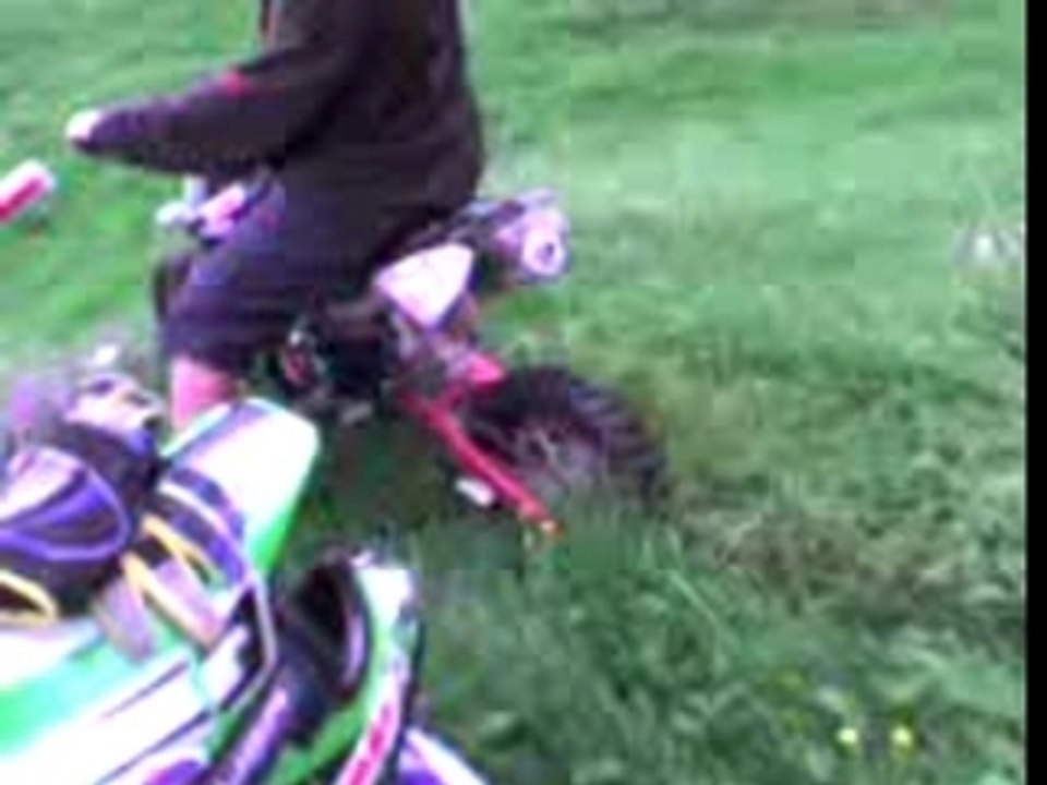 Dirt bike/Cross (burn gazon)