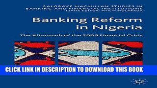[PDF] Banking Reform in Nigeria: The Aftermath of the 2009 Financial Crisis (Palgrave Macmillan